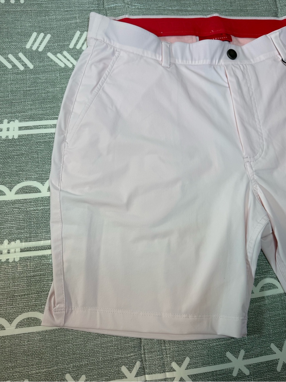 Redvanly Hanover Pull-On Shorts in Petal Pink Medium/7” inseam - Picture 2 of 7
